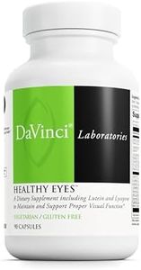 DAVINCI Labs Healthy Eyes - Dietary Supplement to Maintain Healthy Visual Function and Support Eye Health* - with Vitamins, Minerals, Lutein, Lycopene, Zeaxanthin and More - 90 Vegetable Capsules