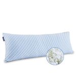 tuphen Body Pillow for Adults - Shredded Memory Foam & Zippered Cooling Cover - Long Pillow for Sleeping - Bed Pillows for Side Sleeper
