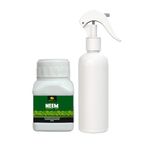 GREENFINITY 100% Cold Pressed Natural Neem Oil Concentrate 100ml For Indoor & Outdoor Plants + Empty Spray Bottle| Steam Distilled | Insecticide, Fungicide, Viricide & Miticide For Natural Gardening