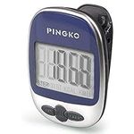 PINGKO Walking Pedometer Accurately Track Steps Portable Sport Pedometer Step/distance/calories/Counter Fitness Tracker, Calorie Counter-Blue