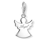 Thomas Sabo Women Charm Pendant Guardian Angel Charm Club 925 Sterling Silver 0871-001-12