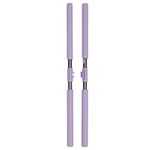 Back Straightener Stick,2pcs Posture Training Sticks Removable with Fixed Buckle Soft Back Brace Stick Umpback Correction Sticks for Adult Child (Purple)