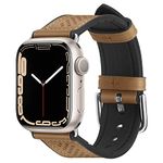 Spigen Retro Fit Designed for Apple Watch Band for Apple Watch Ultra 2/Ultra 49mm, Series 10 46mm, 9/8/7 45mm, SE2/SE/6/5/4 44mm, 3/2/1 42mm - Brown