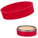 GBYAN Springform Pan Protector for 9'',9.5'' Springform Pan Round Cheesecake Pan Silicone Baking Pan Accessories Preventing Water from Entering The Springform Pan,10 inch