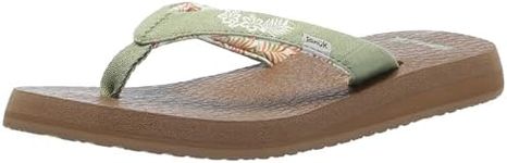 Sanuk Women's Yoga Paradise 2, Sage Paradise Palms, 7