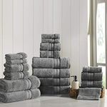 Amrapur Overseas 18-Piece SpunLoft™ Towel Set Charcoal