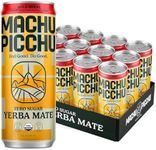 MACHU PICCHU ENERGY, Zero Sugar Yerba Mate, Clean Energy Drink Alternative, 12oz (Pack of 12) - 120mg Organic Green Coffee Bean Caffeine, Low Calorie, USDA Organic, No Artificial Flavors (Wild Berry)