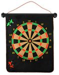 SYGA 17" Magnetic Dartboard Sets 6 Reversible Darts Rolling Two Sided Bullseye Game Magnetic Safety Dart Board Kids Family Leisure Sports