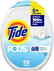 Tide PODS Free & Gentle Laundry Detergent Soap Pacs, 112 Count, Tide PODS Laundry Detergent