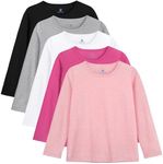 Kiiavoro 5 Pack Girls Long Sleeve S