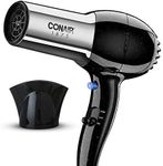 Conair 1875 Watt Pro Styler/Hair Dryer with Ionic Conditioning; Black/Chrome