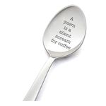 Coffee Gift Spoons for Women Men A Yawn is A Silent Scream for Coffee Spoon for Best Friend Coffee Gifts for Him Her Christmas Birthday Gifts for Coworker Coffee Lovers Spoons