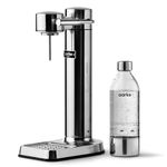 Aarke Carbonator 3, Sparkling Water Maker with Water Bottle, Steel Finish