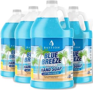 Bastion Blue Breeze Foaming Antimicrobial Hand Soap Refill 4 Gallons (512 oz) Refreshing Clean Scent Bulk Hand Wash-Made In The USA