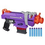 Nerf Fortnite SMG-E Blaster - Motorized Dart Blasting - 6-Dart Clip, 6 Official Nerf Elite Darts - for Youth, Teens, Adults