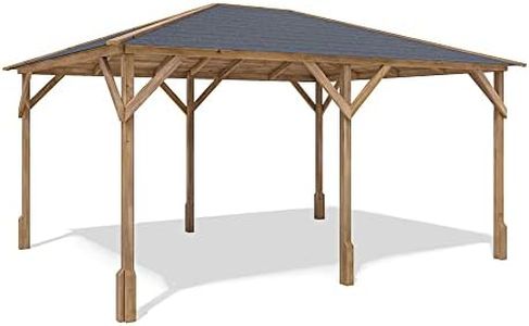 Dunster House Wooden Garden Gazebo 4 x 3 Heavy Duty Hot Tub Shelter Utopia 430