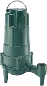 Zoeller 803-0002, Model N803, Shark Series, Grinder Pump, 1/2 HP, 115 Volts, 1 Phase, 1-1/4" NPT Vertical Discharge, 35 GPM Max, 35 ft Max Head, 15 ft Cord, Manual