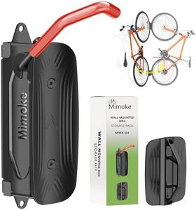 Mimoke Swivel Bicycle Wall Mount - Bicycle Hanger - Vertical Bike Rack- Bicycle Storage for the Garage - MTB & Road Bike