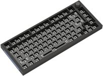 Glorious Gaming GMMK PRO 75% Barebones (Frame Only) - Modular Mechanical Gaming Keyboard, TKL Size (75%), 1.5kg Frame, RGB, Customisable, 5-Pin Switch Support, American/ANSI Layout - Black Slate