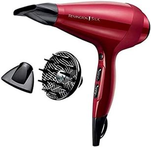 Remington Silk Hair Dryer AC9096 | 2400W Professional Hair Dryer | 140km/h Air Velocity | Silk Ceramic Grille | 90% More Ions | 3 Heat/3 Speed Settings | Turbo Boost Function for Extra Air Speed