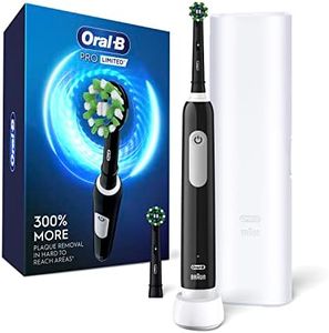 Oral-B Pro Limited Electric Toothbrush with (2) Brush Heads, Rechargeable, Black