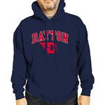 Campus Colors Adult Arch & Logo Soft Style Gameday Hooded Sweatshirt (Dayton Flyers - Blue, XX-Large)