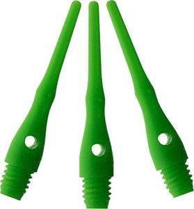 Viper Dart Accessory: Tufflex III 2BA Thread Soft Tip Dart Points, Neon Green, 100 Pack