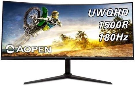 Acer AOPEN 34HC5CU S3bmiiphx 34" UWQHD 3440x1440 Curved 100Hz Monitor with AMD FreeSync Premium