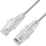 LSZH Cat6A Patch Net Cable, UTP 28AWG 10G Pure Bare Copper RJ45 Ethernet Cable, Ultra Thin, Hyper Super Flexible Slim Cord, for Router, ADSL, Modem, Laptop, PC, TV, POE system, Printer (30m)
