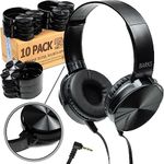 Bulk Classroom Headphones (10 Pack,