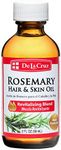 De La Cruz Rosemary Oil Blend Moisturizer with Castor, Avocado and Olive Oil - Topical Use Only 2 FL. OZ. (59 mL)