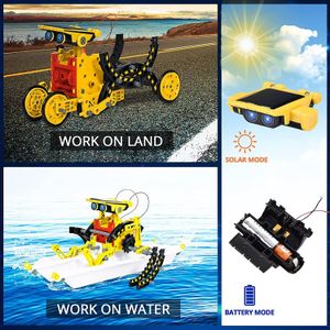 OMWay 12-in-1 Solar Robot Kit – STEM Educational Building Toy