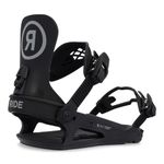 Ride Snowboard Bindings K-1 Black for Kids (S (4-8))