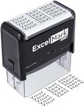 ExcelMark Custom Rubber Stamp – Clean & Easy Stamping – Personalized Self-Inking Stamp (Extra Large)