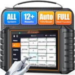 2024 FOXWELL NT726 OBD2 Scanner All System 12 Services Car Diagnostic Scanner Lifetime Free Update Car Scanner ABS Bleeding/Oil/EPB/SAS/D-P-F Regen/TPMS/Throttle Reset Code Reader, Android 9.0