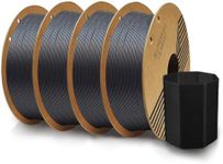 SHIMMERFIL PEEK Filament 1kg, Low Warp, High-Strength & Heat-Resistant, UL94 V-0 Flame Retardant, Non-Replaceable Spool, Black