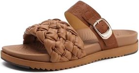 KuaiLu Womens Orthopedic Sliders wi