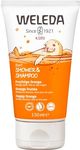 WELEDA Kids Happy Orange 2 in 1 Shampoo and Body Wash, 150ml