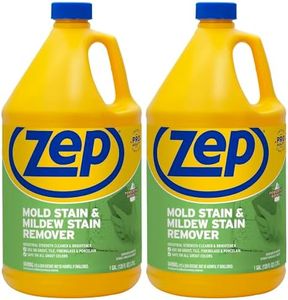 Zep Mold Stain and Mildew Stain Remover 1 Gallon (Case of 2) ZUMILDEW128 - Professional Strength No Scrub Formula