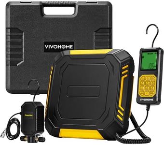 VIVOHOME Electronic Refrigerant Charging Scale with Separate Auto-Dosing Charge Valve, 220 lb High Precision HVAC Freon Scale with Case, for Freon Recover Charge