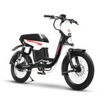 Motovolt URBN E Bike | URBN Standard Long Range | Range up to 120 Kms in Pedal Assist Mode | Electric Cycle (Red & White)