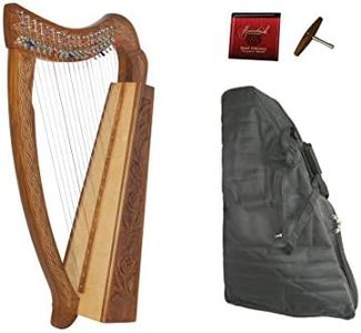 Roosebeck 19-String Pixie Harp w/Chelby Levers + Bag + Extra Strings