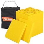 OULEME 12 Pack RV Leveling Blocks, Stackable Jack Blocks, Interlocking Leveling Pads with Carrying Bag, for Camper Travel Trailer