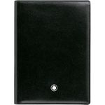 Montblanc 7cc 130074 Leather Wallet with ID Card Holder 12 cm x 9 cm x 1 cm Black, Black, 12cm, Modern