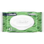 Cottonelle GentlePlus Flushable Wet Wipes with Aloe & Vitamin E, Adult Wet Wipes, 1 Flip-Top Pack, 42 Wipes per Pack (42 Total Flushable Wipes)