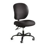 Safco Products 3391BL Alday 24/7 Task Chair (Optional arms sold separately), Black