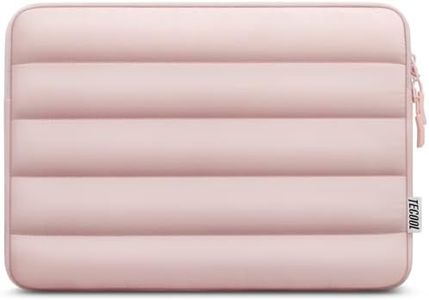 TECOOL Funda Portátiles 15-15,6 Pulgadas para 15,6" Lenovo Ideapad Thinkpad HP DELL Acer Chromebook Laptop,Macbook Pro 16 M3 M2 M1,16 Notebook Protectora Funda Ordenadore Bolsa Blanda,Rosa