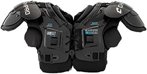 CHAMPRO Gauntlet 1 Football Shoulder Pad, Medium Black