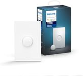 Philips Hue Smart Button for Hue Smart Lights, Smart Light Control, Bluetooth & Zigbee Compatible (Hue Hub Required)