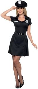 SMIFFYS Costume Agente speciale, Nero, con vestito, cintura e cappello
